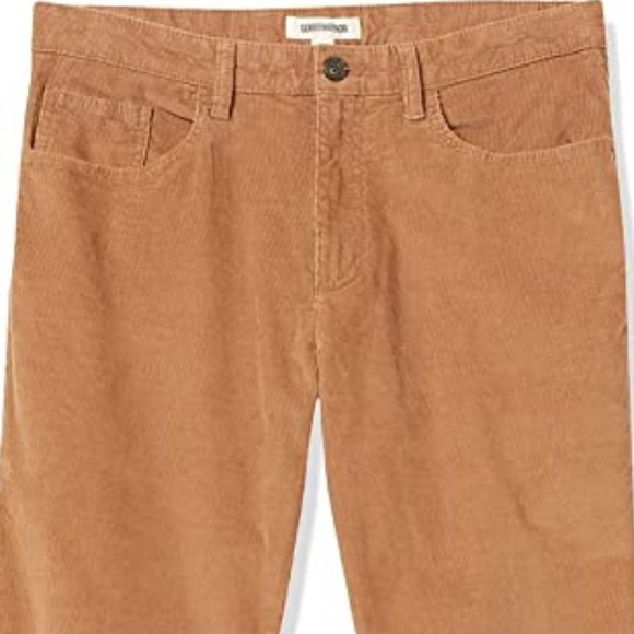 GOODTHREADS Straight-Fit 5-Pocket Comfort Stretch Corduroy Pants  NEW WITH TAGS! - Picture 5 of 7